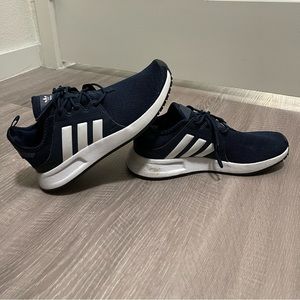 Navy Blue Adidas. Size 5 in kids, Women’s 7.